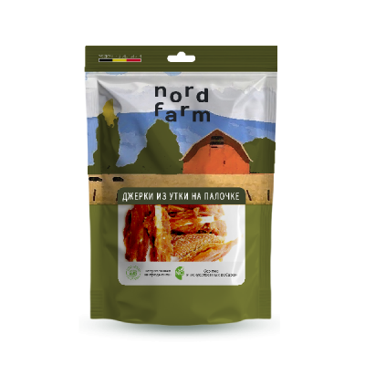 NORD FARM Джерки из утки на палочке. 8см/шт 90 г