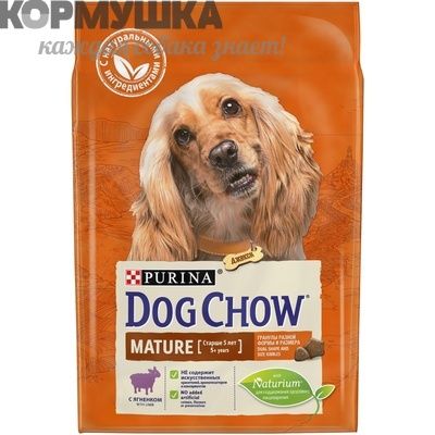 Дог Чау для собак старше 5 лет с ягнёнком 2,5 кг