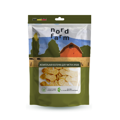 NORD FARM Жевательная косточка для чистки зубов.          8-10гр/шт 90 г