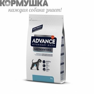 AVET корм для собак при заболеваниях ЖКТ LowCalorie 12 кг