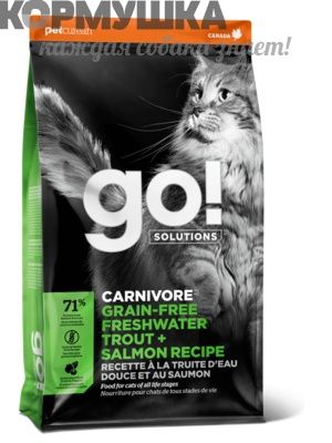GO! Carnivore Форель/Лосось для кошек 7,26 кг