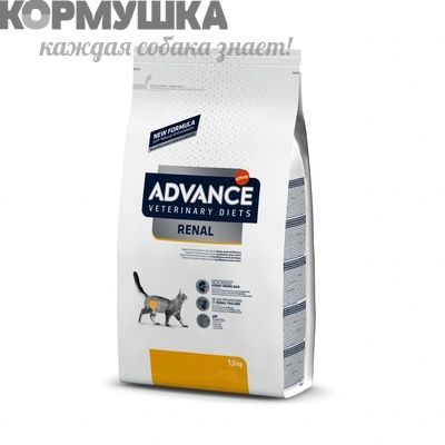 AVET корм для кошек при почечной недостаточности 1,5 кг
