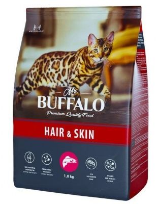 Mr.Buffalo ADULT HAIR&SKIN лосось д/кошек 400 г