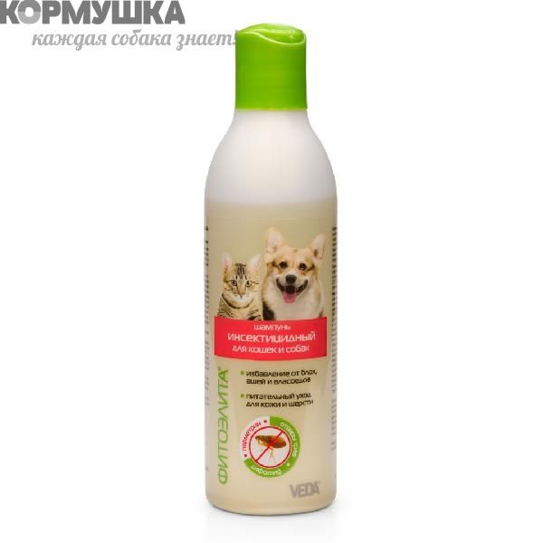 Фитоэлита: шампунь инсектицидный д/кошек и собак, 220 мл                                            