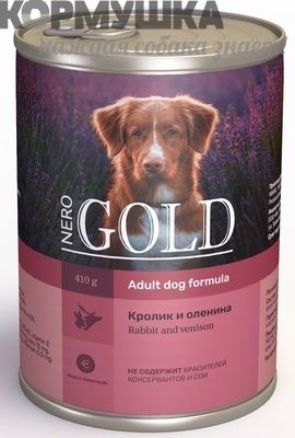 Nero Gold   для собак Кролик и оленина 1,25 кг