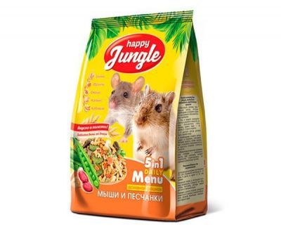Happy Jungle д/мышей песчанок 400 г