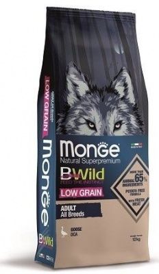 Monge Dog LOW GRAIN низкозерновой из гуся для взрослых собак всех пород 12 кг