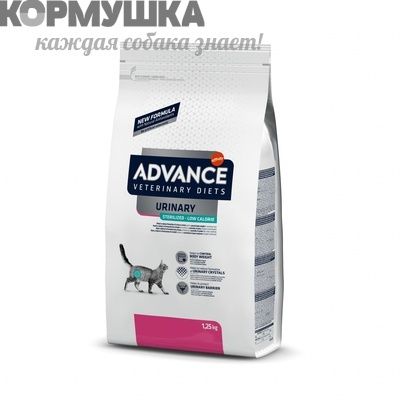 AVET корм для кошек при МКБ LowCalorie 7,5 кг