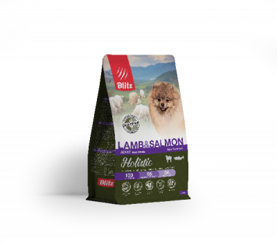 Blitz ягненок/лосось беззерновой для собак мелких пород 1,5 кг