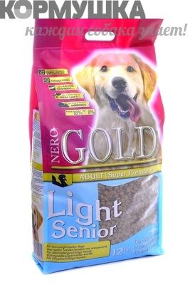 NERO GOLD  для Пожилых собак  индейка рис 12 кг