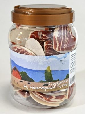 NF65 Сердечко (1 шт.) из мраморной утки 700 г