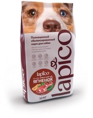 Lapico Advanced корм д/собак средних пород с Ягненком 12 кг